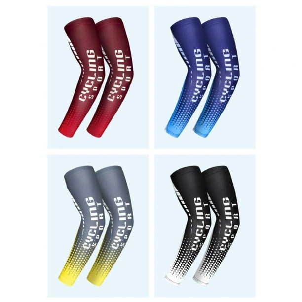 Details about / Ball Design Cycling Arm Sleeves Sports Cooling Sun UV Long Sleeves Outdor 1 Pair
